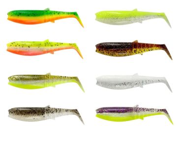 Savage Gear UV Cannibal Shad 6.8cm 3g LRF Silikon Yem White Flash
