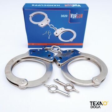 Vurgun Zincirli Çelik Polis Kelepçesi 3020