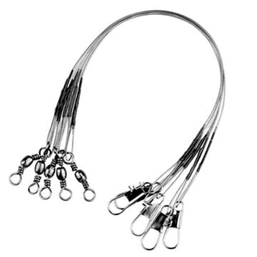 TAMSET Klipsli Fırdöndülü Çelik Tel Kartela Gümüş 10ad