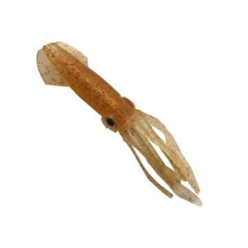 DFT Sasi Kalamar 10cm 7,3g Silikon Suni Yem Turuncu Simli 5 ad.