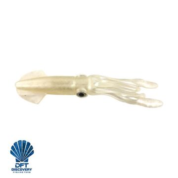 DFT Sasi Kalamar 10cm 7,3g Silikon Suni Yem Beyaz 5 ad.