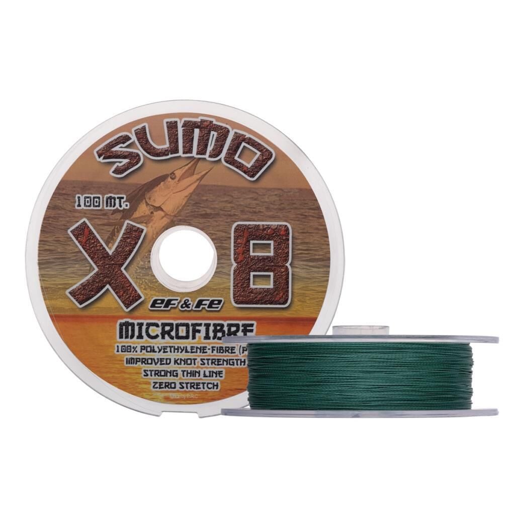SUMO X8 100m 8 Kat Örgü İp Misina %100 PE Olta Misinası