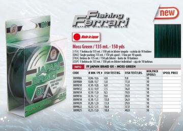 Lineaeffe Japan Braid 8x 8 Kat Örgü İp Olta Misinası 135m Yeşil