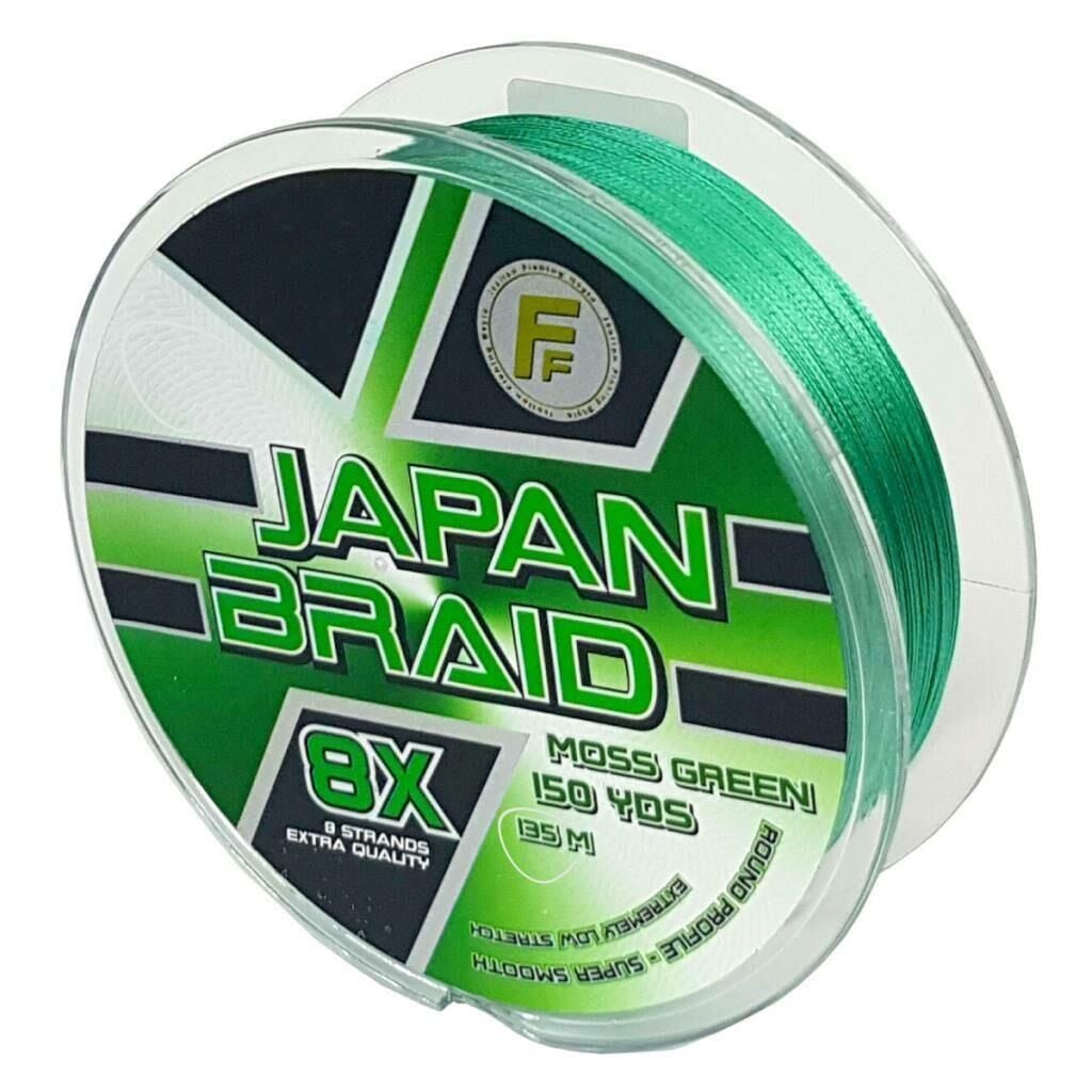 Lineaeffe Japan Braid 8x 8 Kat Örgü İp Olta Misinası 135m Yeşil 0,22mm