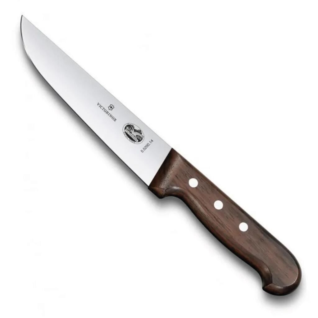 Victorinox 14cm Gül Ağacı Ahşap Kasap Kelle Bıçağı 5.5200.14