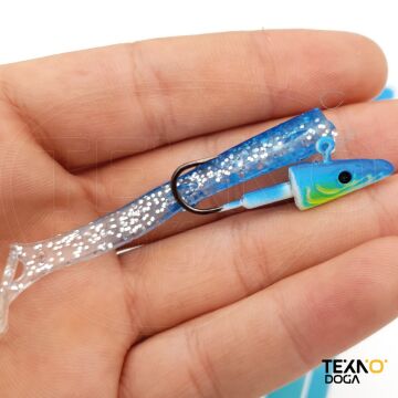 Ryuji V8 8cm 5.5g LRF Silikon Yem Blue Glitter