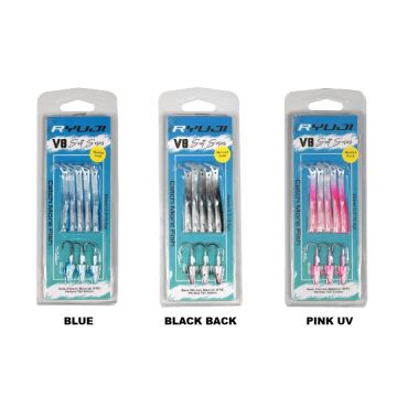 Ryuji V8 8cm 5.5g LRF Silikon Yem White Silver