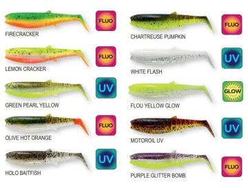 Savage Gear UV Cannibal Shad 10cm 9g Silikon Yem