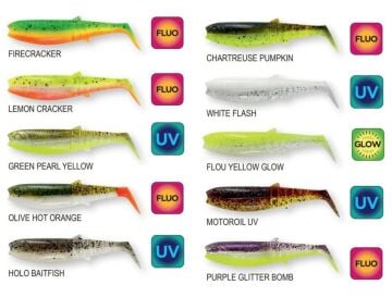 Savage Gear UV Cannibal Shad 10cm 9g Silikon Yem