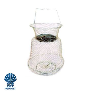 DFT 38x50cm Kapaklı Yuvarlak Tel Sepet Livar