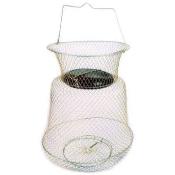 DFT 38x50cm Kapaklı Yuvarlak Tel Sepet Livar