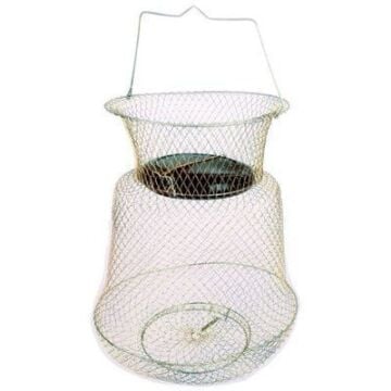 DFT 38x50cm Kapaklı Yuvarlak Tel Sepet Livar