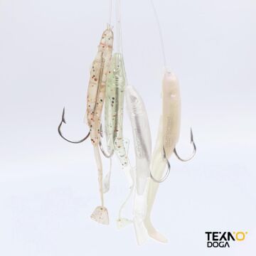 TAMSET 5cm Raglu Bait Worm Çapari 5 Köstekli