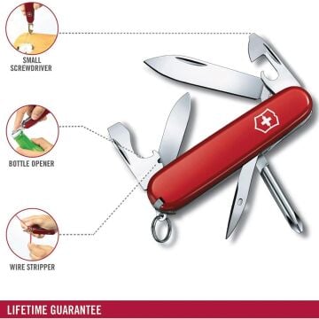 Victorinox Tinker Small 0.4603 Kırmızı İsviçre Çakısı 84mm 12F