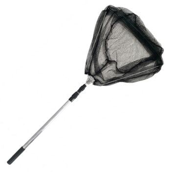 TAMSET Teleskobik Alüminyum Üçgen Katlanır Kepçe Siyah