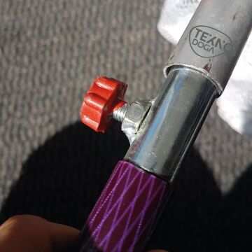 TAMSET 41x60cm Teleskobik Balık Avı Kepçesi Metal Sap