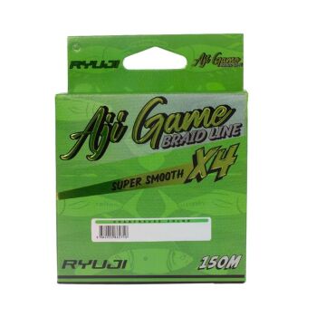 Ryuji Aji Game 150m 4x 4 Kat LRF Örgü İp Misina Chartreuse