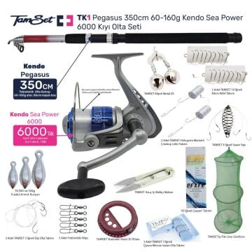 TAMSET Sea Power 6000 Pegasus 350cm Kıyı Ola Takımı Seti TK1