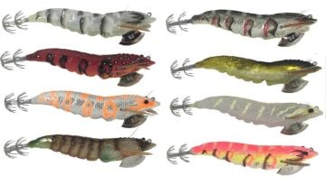 Savage Gear 3D Shrimp Egi Jig 9cm 23g Suni Yem Kalamar Zokası