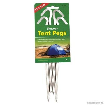 Coghlans Skewer 9'' Burgu Çadır Kazığı 4ad