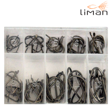 Portfish Kutu İğne 10 Farklı Numara 70 Parça Olta İğnesi