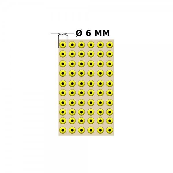 TAMSET Suni Yemler İçin 6mm Çapında 2 Boyutlu Göz 20ad