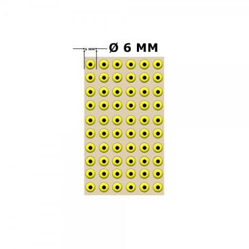 TAMSET Suni Yemler İçin 6mm Çapında 2 Boyutlu Göz 20ad