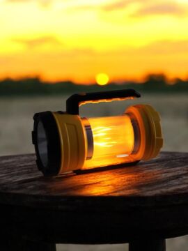 Panther 600 Lümen USB Şarjlı Solar Kamp Lambası PT-6211