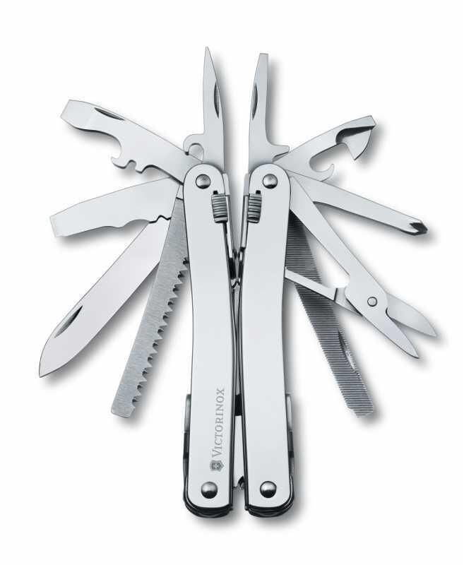 Victorinox SwissTool 3.0224.L Spirit X Penseli Çakı Deri Kılıflı