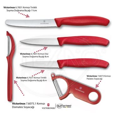 Victorinox Meyve Sebze Soyacak ve Doğrama Bıçağı Seti MS5