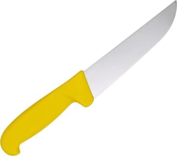 Victorinox Fibrox 18cm Kasap Kelle Bıçağı 5.5208.18 Sarı