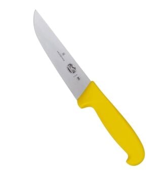 Victorinox Fibrox 18cm Kasap Kelle Bıçağı 5.5208.18 Sarı