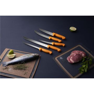 Victorinox Swibo 13cm Dar Ağız Sıyırma Bıçağı 5.8408.13 Turuncu