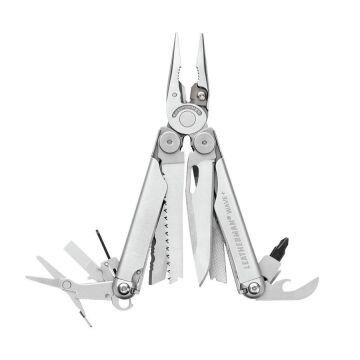 Leatherman Wave+ Penseli Kılıflı Multitool 18F Gümüş