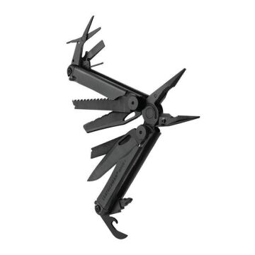 Leatherman Wave+ Black Penseli Kılıflı Multitool 18F Siyah
