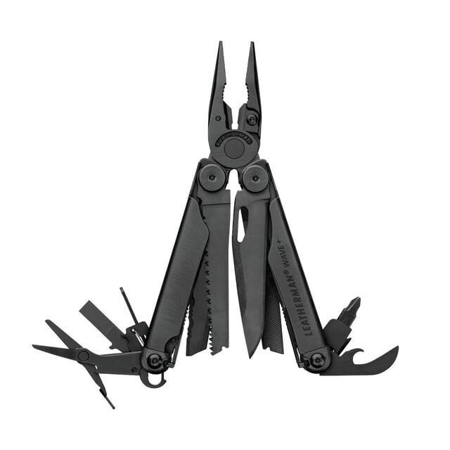Leatherman Wave+ Black Penseli Kılıflı Multitool 18F Siyah