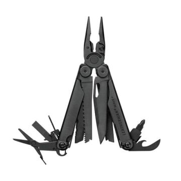 Leatherman Wave+ Black Penseli Kılıflı Multitool 18F Siyah