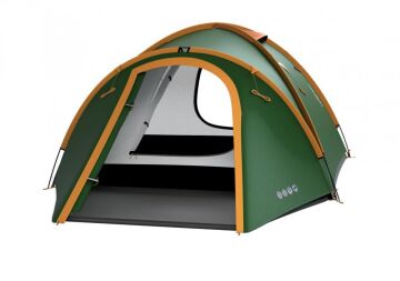 HUSKY Bizon Classic 4 Kişilik 3 Mevsim Kamp Çadırı Yeşil
