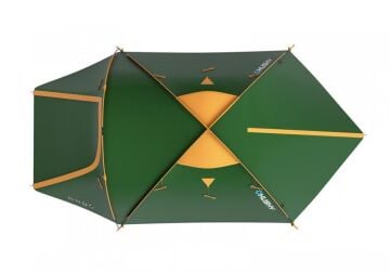 HUSKY Bizon Classic 4 Kişilik 3 Mevsim Kamp Çadırı Yeşil