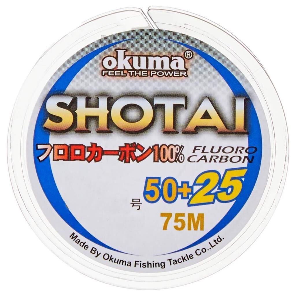 Okuma Shotai 75m 0.185mm %100 Fluorocarbon Misina