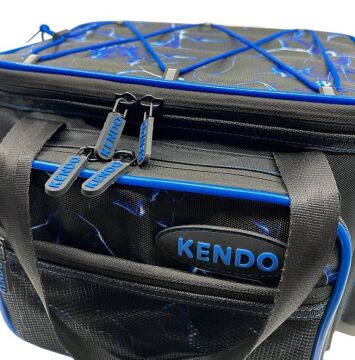 Kendo Suni Yem Taşıma Balıkçı Çantası 7 Kutulu Mavi