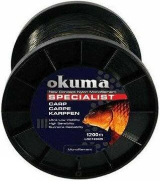 Okuma Carp 1200m 14 LBS 6.36kg 0.31mm Sazan Misinası