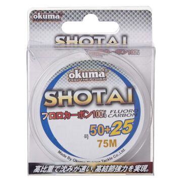 Okuma Shotai 75m 0.26mm %100 Fluorocarbon Misina