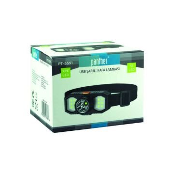 Panther 800 Lümen USB Şarjlı Kafa Lambası PT-5591