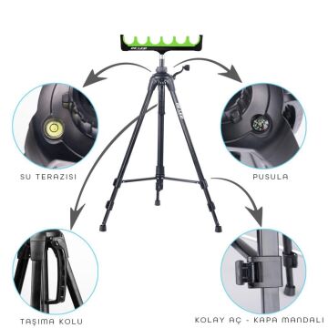 EFFE Tripod Kamış Ayağı Sazan Sehpası 8 Yuvalı HG284