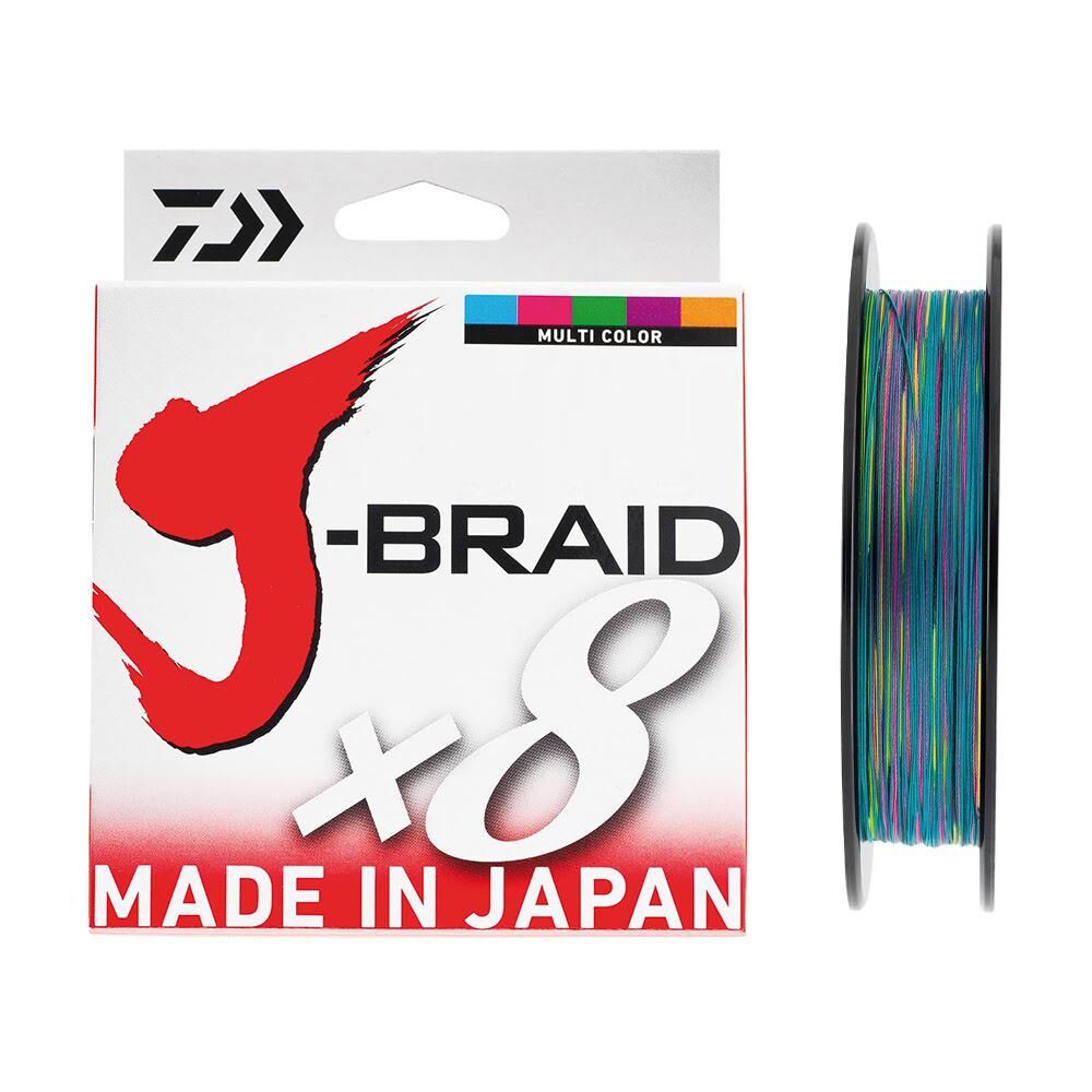 Daiwa J-Braid 500m 8x Multicolor Örgü İp Misina 0,35mm