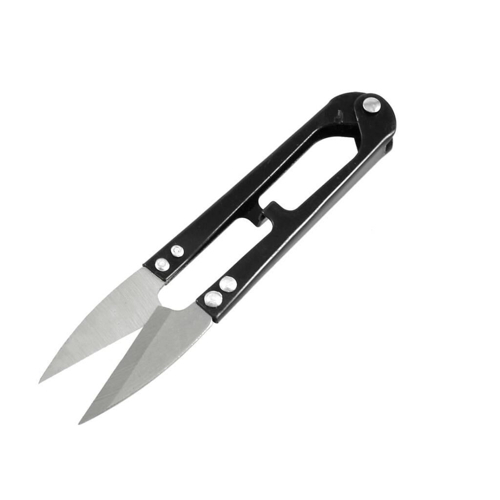 Lineaeffe Inox Balıkçı Misina İp Makası Avuçiçi Makas Siyah