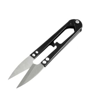 Lineaeffe Inox Balıkçı Misina İp Makası Avuçiçi Makas Siyah