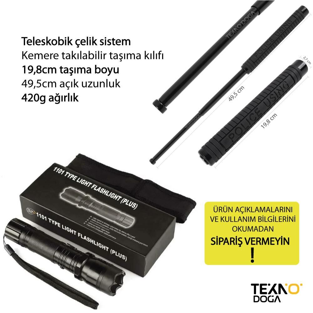 Type 1101 Elektroşok ve W42 Jop Kişisel Savunma Seti KS25