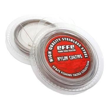 EFFE Çelik Olta Teli Lüfer Turna Dişli Balık İçin 10m Tel ve Burç 4.5kg